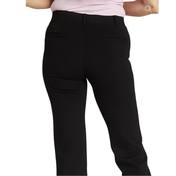 Betabrand Black Yoga Pants Black Leggings Flare Size M - Picture 4 of 13
